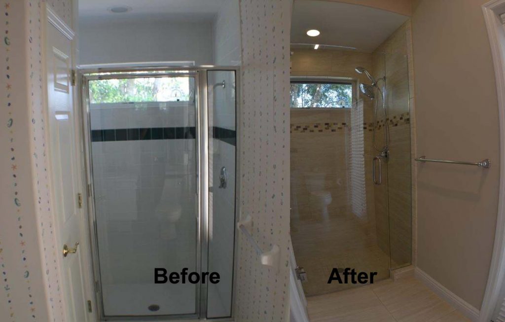 Venice Pool Bath Before and After Project Remodeled Kitchen and Bath